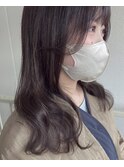 大人可愛いラベンダーグレージュ　ラベンダーアッシュ外国人風