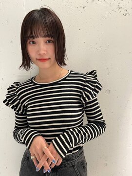 ガリカ(Gallica kinshicho) 【竹之内蔵人】大人かわいいナチュラル外ハネボブ/艶感ベージュ