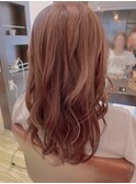 ダブルカラーヘアセットインナーカラー前髪カットトリートメント