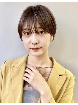 ヴェイン 渋谷(vain) 大人ショート 前髪ありマッシュショート