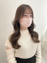 ヨーク(YOKE)&nbsp;【 YOKE 】マロンベージュ顔まわりレイヤー小顔パッツン