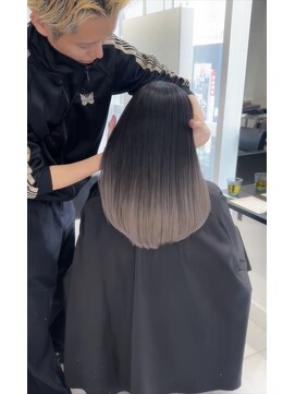 アライブ ハラジュク(ALIVE harajuku) グラデーションカラーバレイヤージュインナーカラー　ryota