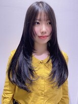 ステア ケース(stair case) 韓国ロングレイヤーカットフェイスレイヤー前髪カット髪質改善
