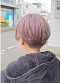 《HAIRZ》平田☆マッシュショート☆ベージュピンクカラー