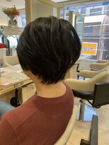 アッシュ 仙川店(Ash)&nbsp;50代ボリュームない方必見！乾かしただけでまとまるショートボブ
