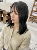 ふんわりミディアムヘア