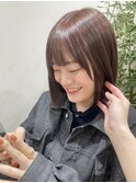 艶髪カラーピンクブラウン