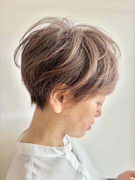 ヘアーサロン凛 白髪ぼかし×ショート