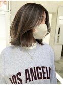 ショートボブグレージュハイライトレイヤーカット髪質改善
