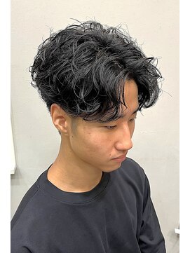 スナッグルサロン(SNUGGLE SALON) シャドウパーマセンターパート韓国マッシュゆるスパイラル練馬