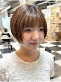 ショート/ボブ/ぱつっと