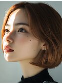 ゆるふわパーマボブ