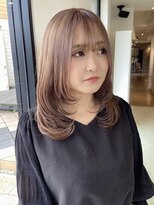 ルーブル(Louvre)&nbsp;～Louvre～レイヤーカット/顔周りレイヤー/ミルクティーベージュ