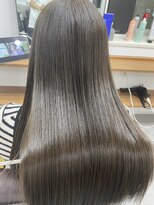 ランプ(Lamp) くびレイヤーグレーベージュニュアンスカラー白髪染め白髪ぼかし