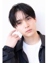 ハバナ 渋谷(HAVANA)&nbsp;毛流れセンターパート黒髪ニュアンスパーマ