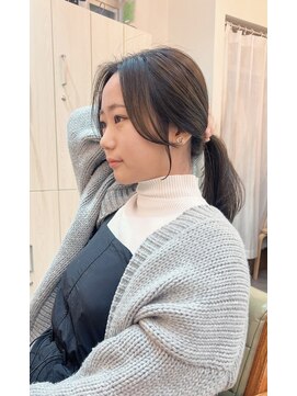 ロウバイレボ 柏(lou by revo) ミディアム/韓国風/レイヤーカット/顔回りカット/柏駅