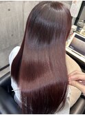 ロングヘアールビーカラー髪質改善 赤坂見附