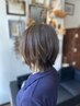 デザインカット＋透明感カラー￥10780⇒￥9700【盛岡/中央通/カラー】