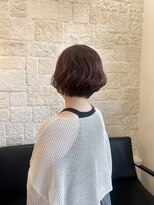 ヴァン カウンシル 川口店(VAN COUNCIL)&nbsp;ピンクブラウン×ゆるふわボブ【東川口　艶カラー】