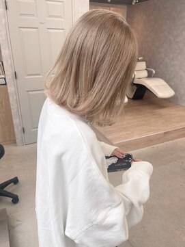 ラノバイヘアー 京都(Lano by HAIR) ミルクティーカラー