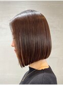 切りっぱなしボブ