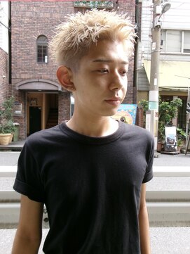 ヘン メンズ(hen Men's) 【心斎橋hen】ブロンドスパイキーショート
