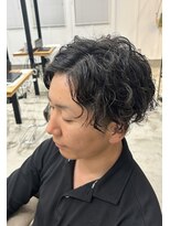 シエル ヘアアンドピース(Ciel hair peace) センターパートスパイラルパーマ