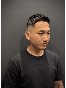 銀座 シノ 本店(shino) メンズ　フェード　アップバング