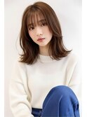 西梅田北新地/３０代顔まわりレイヤーココアブラウン