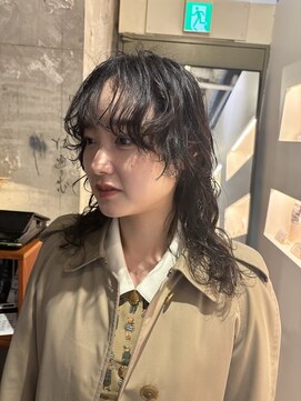 癖毛活かしスタイル