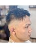 最短でハイクオリティ【男前カットのみ】　　　<フェード/メンズ/バーバー>