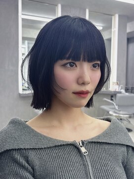 マウル ナゴヤ 名駅(MAEUL NAGOYA) 周りと差が出る顔まわりレイヤーボブ