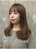 ミディアム/ロング/レイヤーカット/顔周り/10代20代30代/表参道