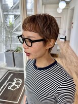 バイ ユア オウン フラワーズ コロン カバ 松本駅前(buy your own flowers : kava)&nbsp;抜け感ベリーショート×くせ毛風パーマ/小顔カット