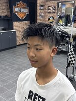 ケースタイル(K-style) ツーブロック 高校生カット