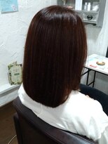 コルテ 倉敷西坂店(CoRte.) 艶めくやわらかブラウン♪美髪ミディ/髪質改善トリートメント