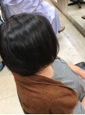 切りっぱなしボブ