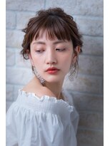 ヘアーアートシフォン 池袋西口店(Hair art chiffon)&nbsp;結婚式二次会簡単スタイリングヘアアレンジフィッシュボーン夏