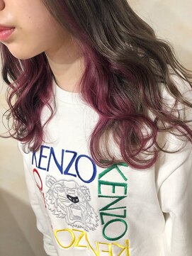 アンククロス 表参道(ANKH CROSS) 【ANKH CROSS表参道】アッシュグレージュ×ピンク