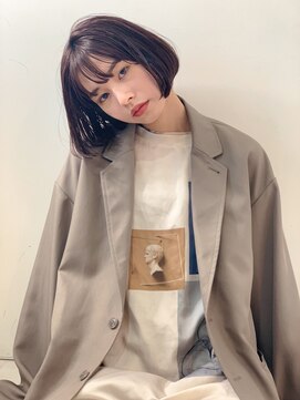 e.m.a プレミアムビューティーサロン 栄駅店(e.m.a PREMIUM BEAUTY SALON) カッコ可愛いミニボブ