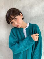 ヌイ 横浜(nui)&nbsp;耳掛けショートシースルーバング_クールショート