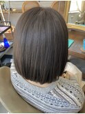 艶ボブ×グレージュ