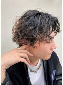 men'sハードパーマ×ストリートウルフ