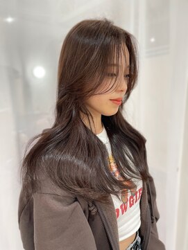 レビジュヘアー 桂店(LEVIJU HAIR) 韓国風　レイヤースタイル