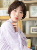 バレイヤージュナチュラルボブショートa戸田公園20代30代40代