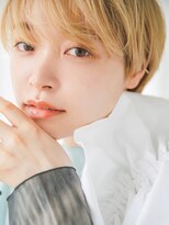 フィルムス 銀座(FILMS)&nbsp;レイヤーカット/デザインカラー/ウェットヘア/オリーブベージュ