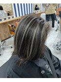 コントラストハイライト♪ 髪質改善