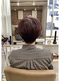 小顔補正立体カット