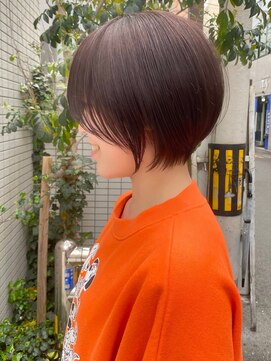 アロ 大阪梅田(alo) 【松本 聖】丸っと可愛いショートボブ《大阪梅田駅/横顔美人》