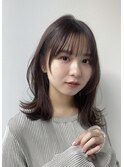 丸顔さんのレイヤースタイル♪エレン池袋/